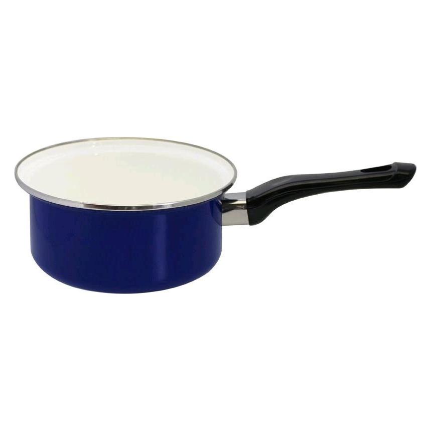 ELO Stielkasserollel Royalblau emailliert 16cm (Stielkasserolle, 16 x 8 cm) (13316)