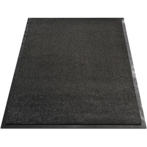 Floordirekt Schmutzfangmatte Monochrom, 135 x 200cm, schwarz