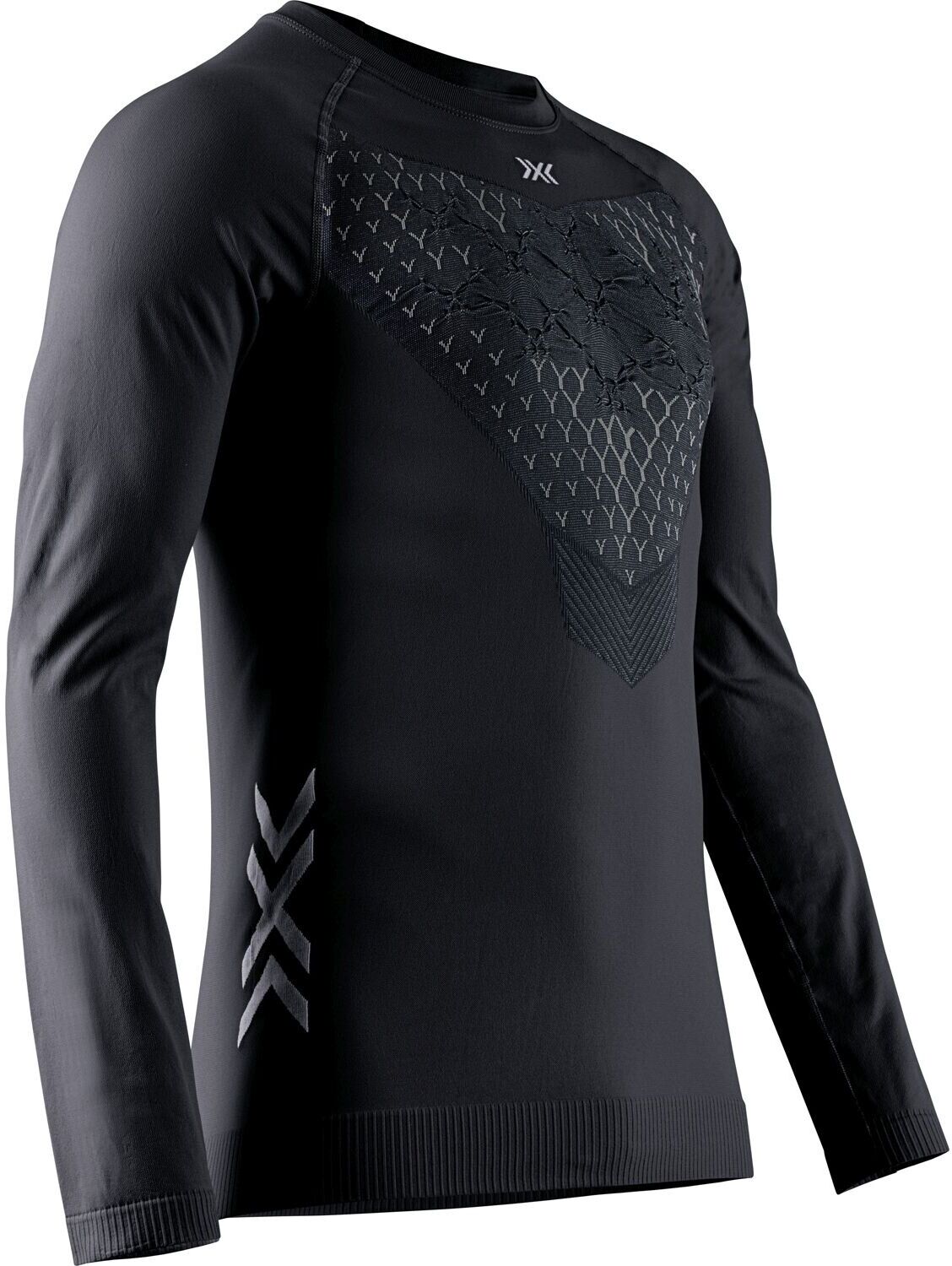 X-BIONIC Camiseta de running de hombre TWYCE .  (M) Negro