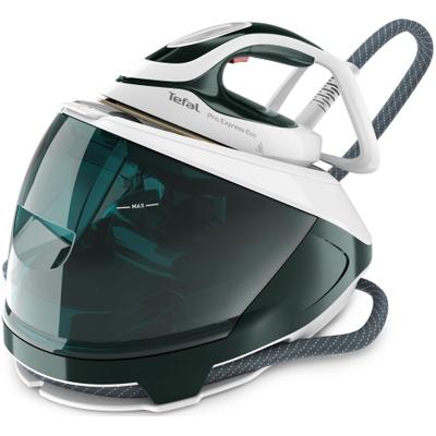 TEFAL Dampfbügelstation "GV9E21 Pro Express Eco", grün (waldgrün, weiß), Dampfbügelstationen, 2200 Watt, 140 g/Min. Dampfabgabe, 560 g/Min. Dampfstoß, Eco-Design