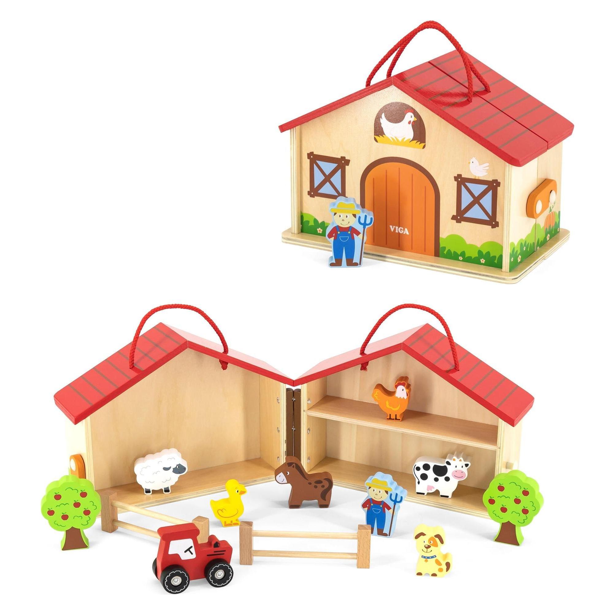 Viga Toys Bauernhof-Set (908562)