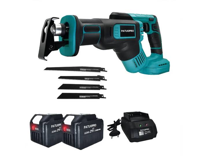 Makita – scie alternative électrique sans fil 18V, avec 4 lames, scie sabre électrique pour bois, métal, PVC, pour batterie 18V