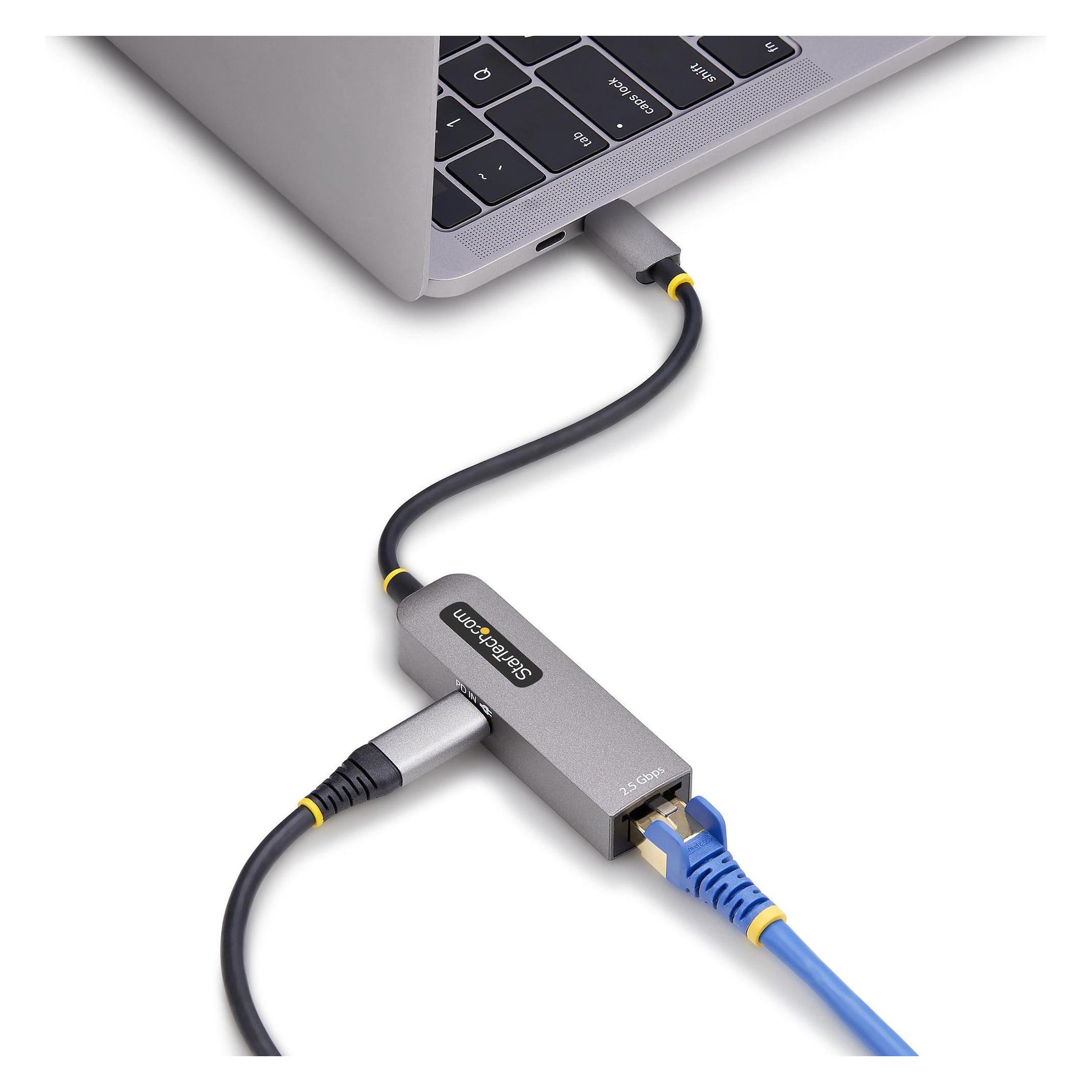 StarTech Ethernet Adapter (Thunderbolt 3, USB-C, USB-C 3.2 Gen 1, RJ45 (1x)) (2GPD3-USB-C-ETHERNET)
