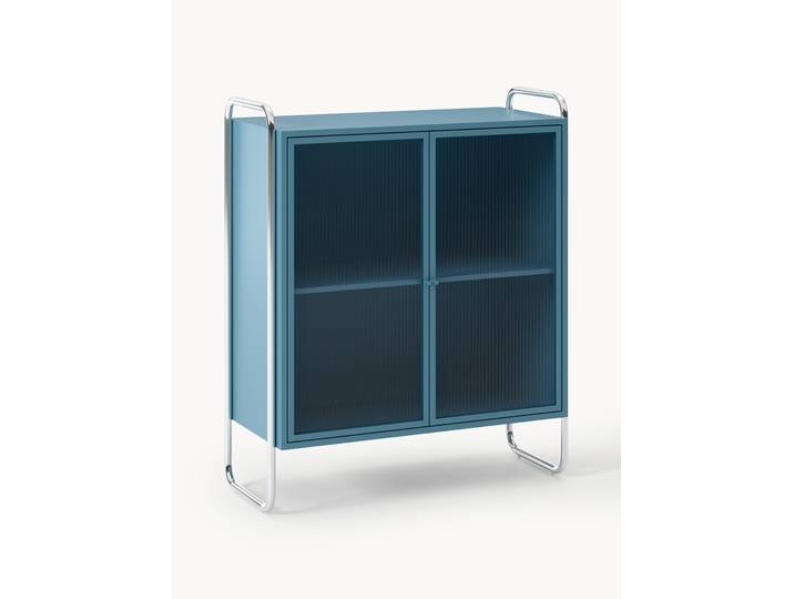 Metall-Vitrine Robyn mit Glas-Front
