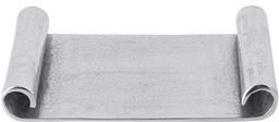 BIDKhome "Brushed Aluminium Scroll Tray L 13.8"" & W 9.8"""