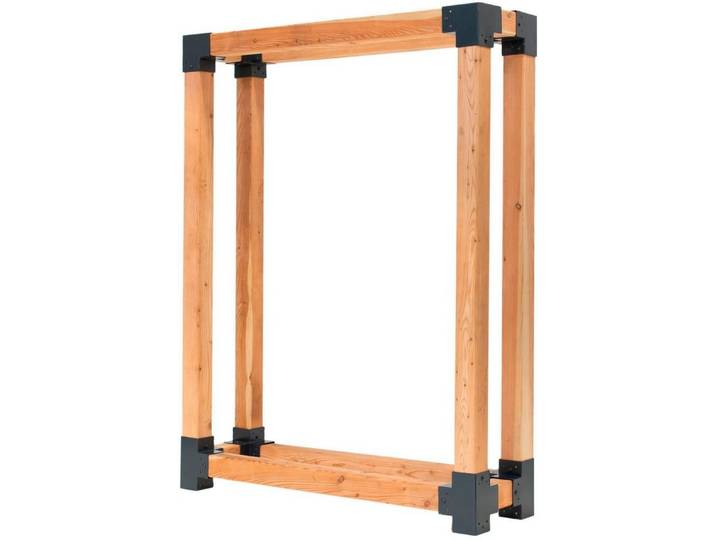 WESTMANN Kaminholzregal Michel XL, BxTxH:138x40x180 cm