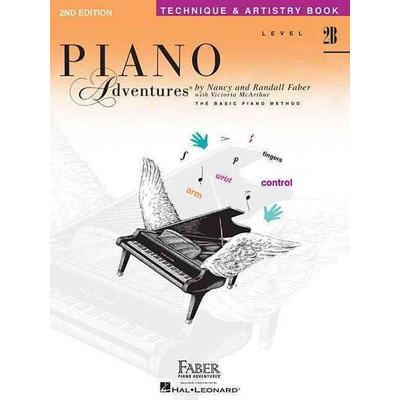 Piano Adventures: Technique and Artistry Book - Level 2b, 2nd Edition Intermediate Piano Technique Book Sheet Music Workbook with Chord Exercises and