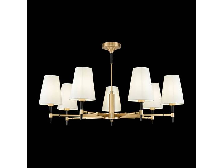 Maytoni Kronleuchter Zaragoza, dimmbar, messing / gold, für Wohn- / Esszimmer, Metall, Modern, Kronleuchter