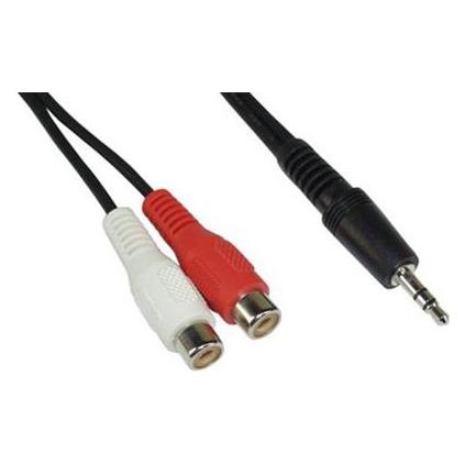 InLine Cinch/Klinke Kabel (3 m, AUX Kabel) (89941C)