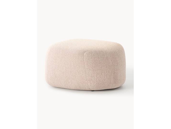 Pouf ovale en bouclette Wolke