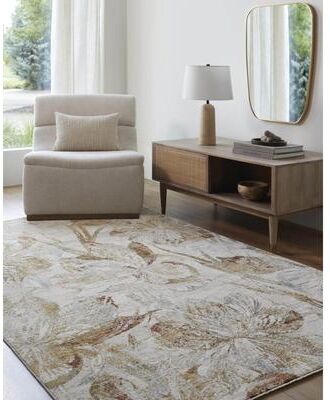 Livabliss Krysten Coastal Floral and Botanical Area Rug