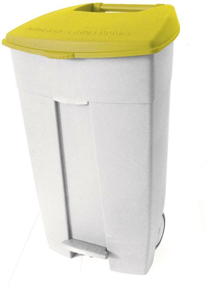 Medial Pattumiera Raccolta Differenziata 120 l Giallo Contiplast
