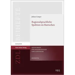 Limper:Regionalsprachliche Spektren im, Fachbücher von Juliane Limper