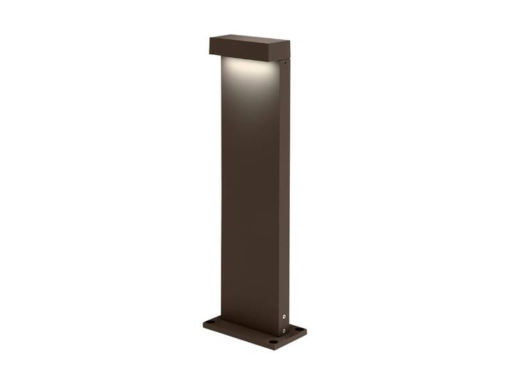 Wever & Ducré Lighting LED Sockelleuchte Palos Carré 1.0, dimmbar, bronze / altmessing, Aluminium, Modern, LED Außenleuchte