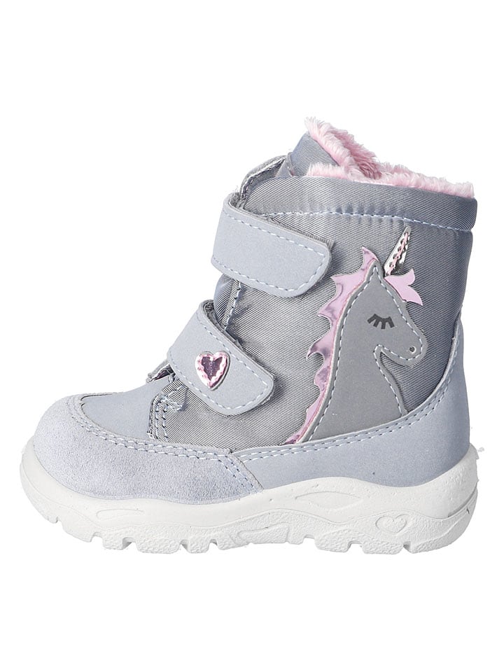 PEPINO Winterstiefel in Grau/ Rosa - 25