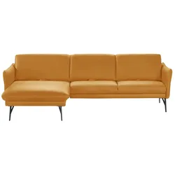 himolla Ecksofa Leder  1928 , gelb , Maße (cm): B: 280 H: 83