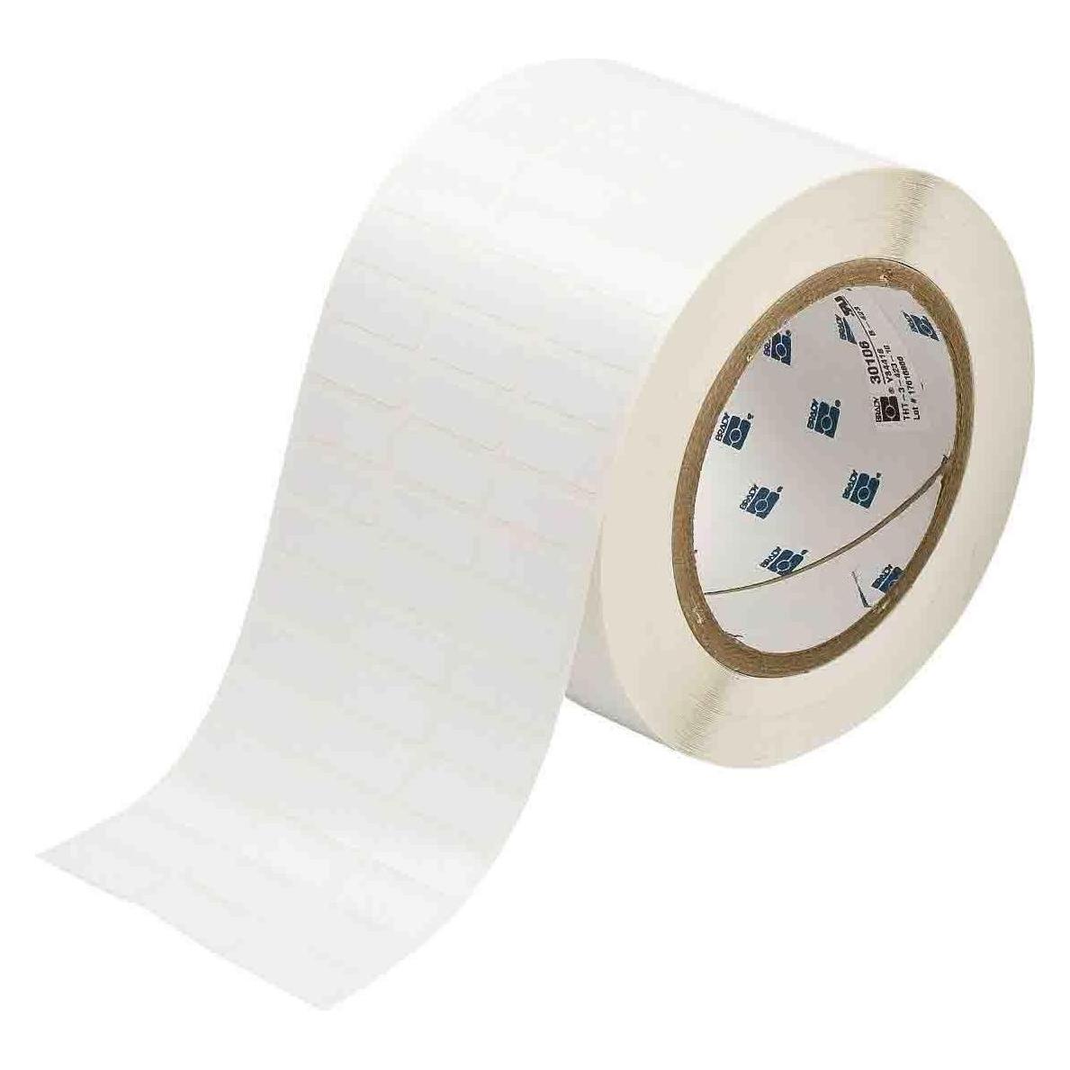 Brady Polyesteretiketten für Barcodes und Sonnenkollektoren, weiss, glänzend, 76-mm-Kern (85.09 mm) (THT-2-423-10)