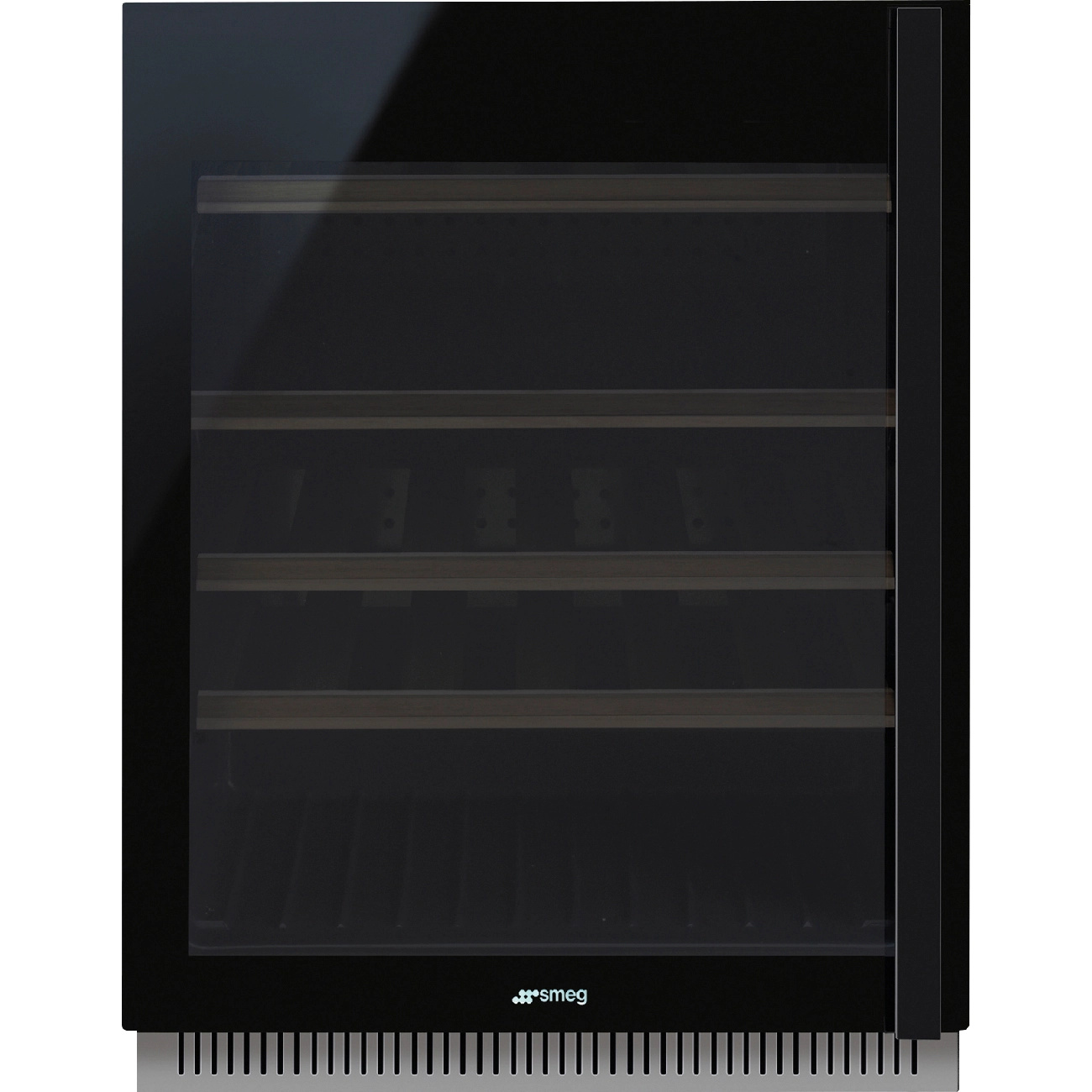 SMEG Weinkühlschrank CVI638LN3 für 38 Flaschen, Unterbau, Schwarz