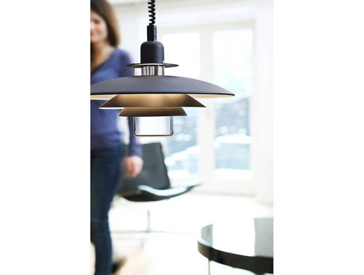 Primus II Pendelleuchte Ø43 Black/Chrome - Belid - Esszimmer - Metall