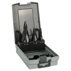 BOSCH Stufenbohrer-Set HSS-AlTiN 3-teilig