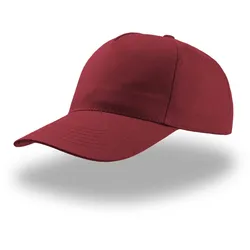 Atlantis Unisex 5-Panel Baseball Kappe 'Start Five' Klassische Cap STFV burgundy one size