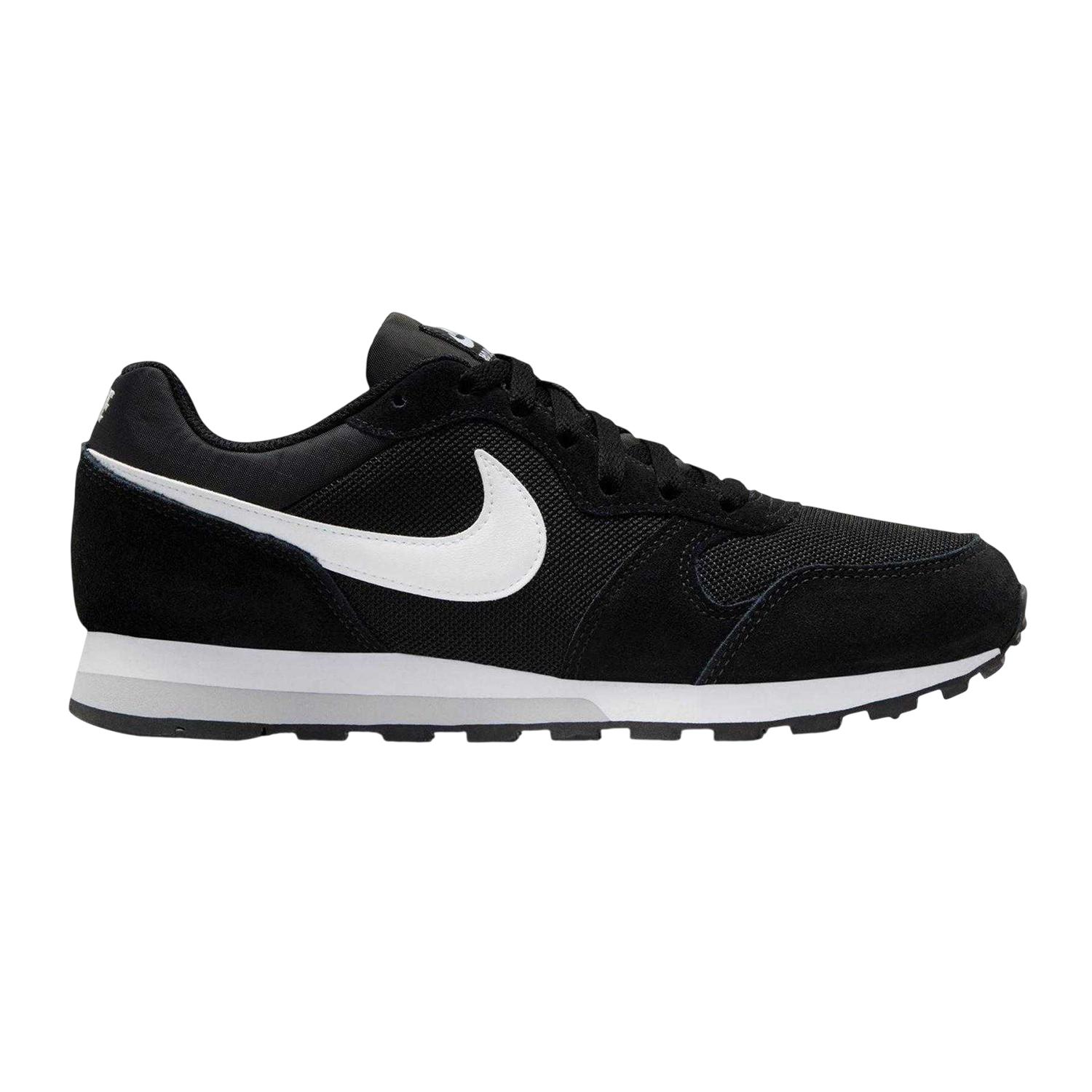 Nike - "MD Runner 2" Sneaker für Damen, Flach (Schwarz/Weiß)