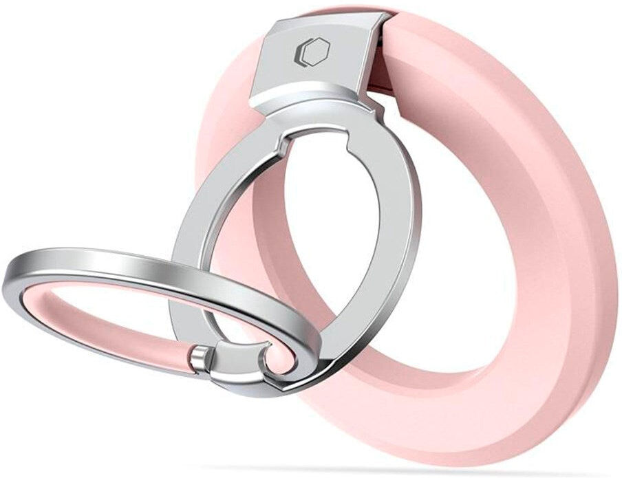 Tech-Protect Magnetisk Finger Ring - Mobil - MagSafe Kompatibel - Lyserød