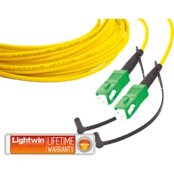 LSP-09 SCA-SCA3 - Simplex LWL Patchkabel, SM OS2, SC/APC - SC/APC, 3 m