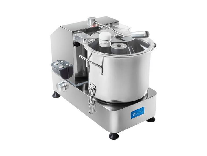 Royal Catering Zerkleinerer 6 L Tischkutter Küchenkutter Küchenmaschine Fleisch Gemüse Gastro, 1800 W