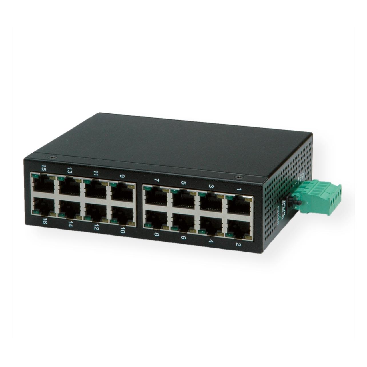 Roline Industrie Switch 16x RJ-45, unmanaged (16 Ports) (21.13.1157)