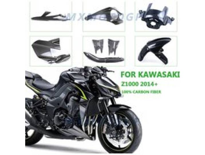 Voor Kawasaki Z1000 2014-2018 2019 2020 2021 2022 100% E Koolstofvezel Tank Cover Kuip Spatborden Cover motorfiets Accessoires