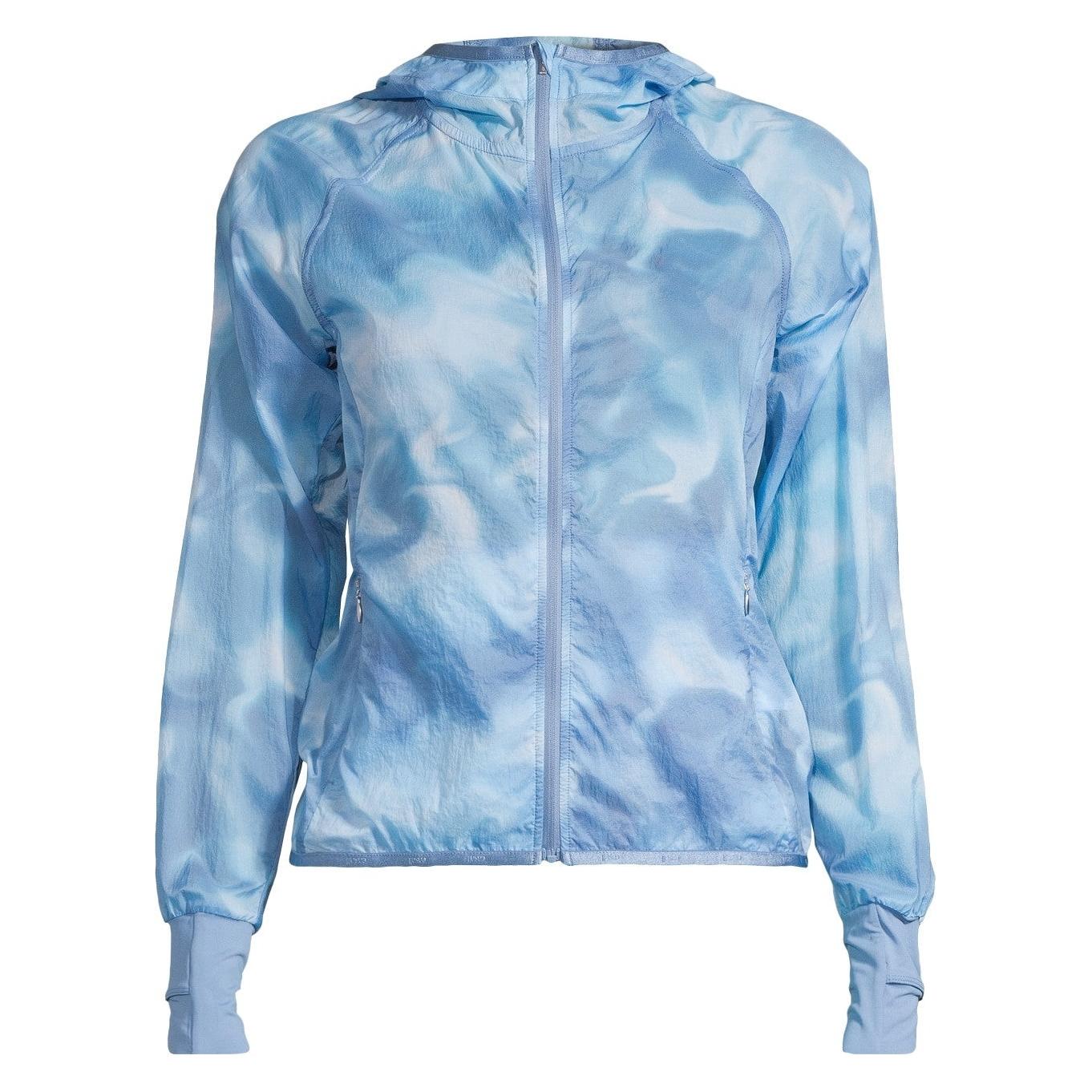 No Name Kurtka damska CASALL Breeze Printed Running Jacket kolor granatowy - L (L) (1043257)