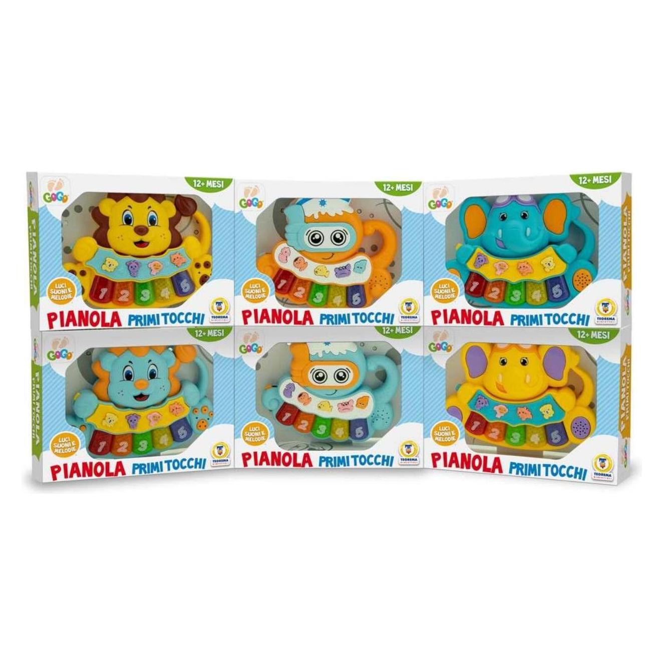 Teorema Gogo - Pianole Animali Musicali 3 Ass - Window Box Merchandising (40560968)