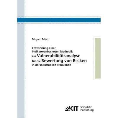 Entwicklung einer indikatorenbasierten Methodik zur Vulnerabilitätsanalyse für die Bewertung von Risiken in der industriellen Produktion, Taschenbuch