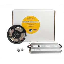 Rutec LED Strip VARDAflex PAKET 2 PROFI, inkl. BG + Verbinder, IP20, 230V/24V, 70W 3000K 9750lm, 500cm / 1.0cm RU-22200