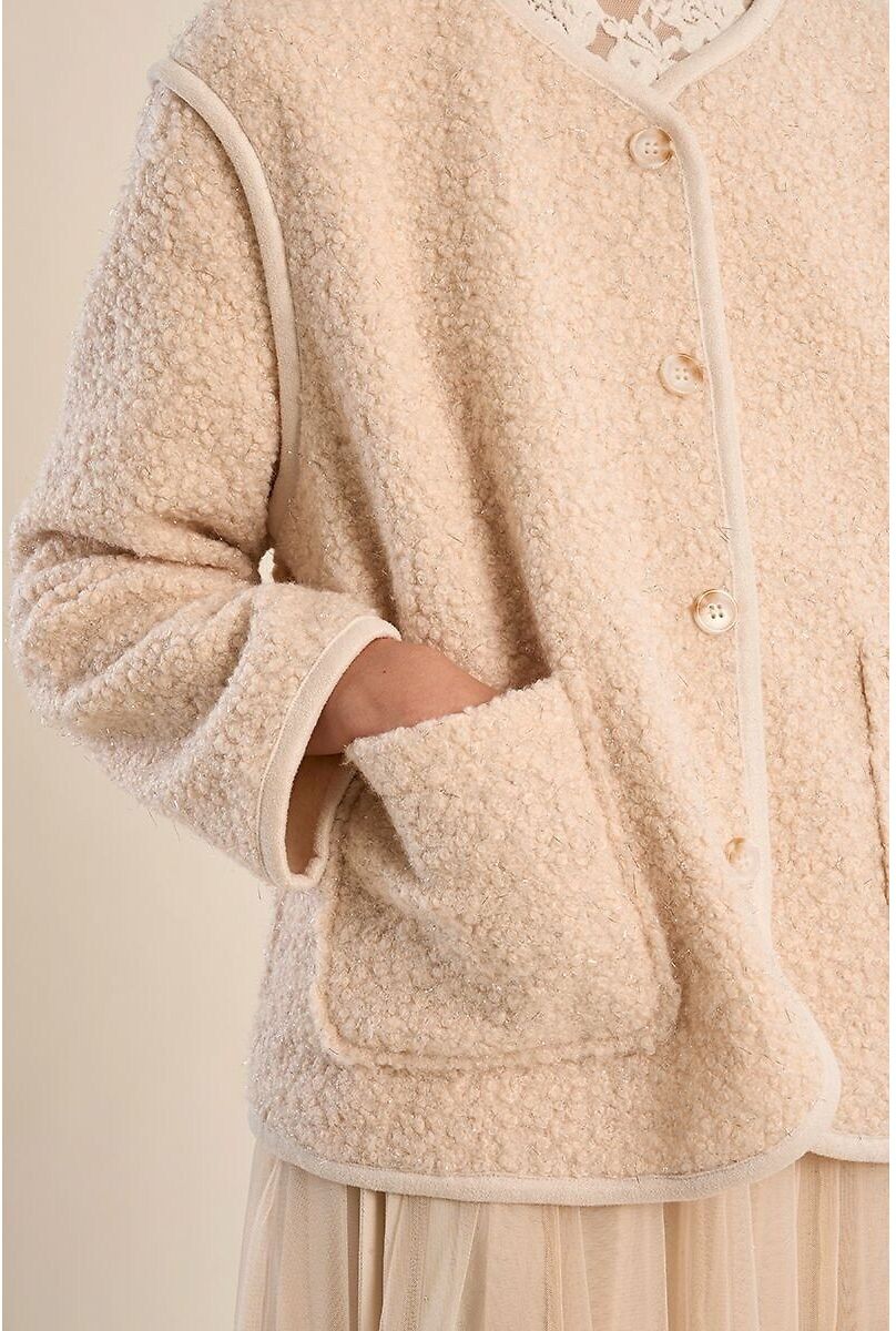 MOLLY BRACKEN Veste en sherpa