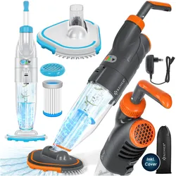 Kesser, Poolreinigung, Poolsauger mit Akku elektrisch Pool Bodensauger Handsauger