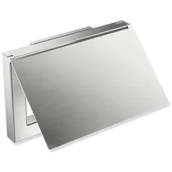 Hewi System 900 Q WC-Papierhalter 900Q21.001XA geschliffen, aus Edelstahl, mit Deckel 140x90x23mm