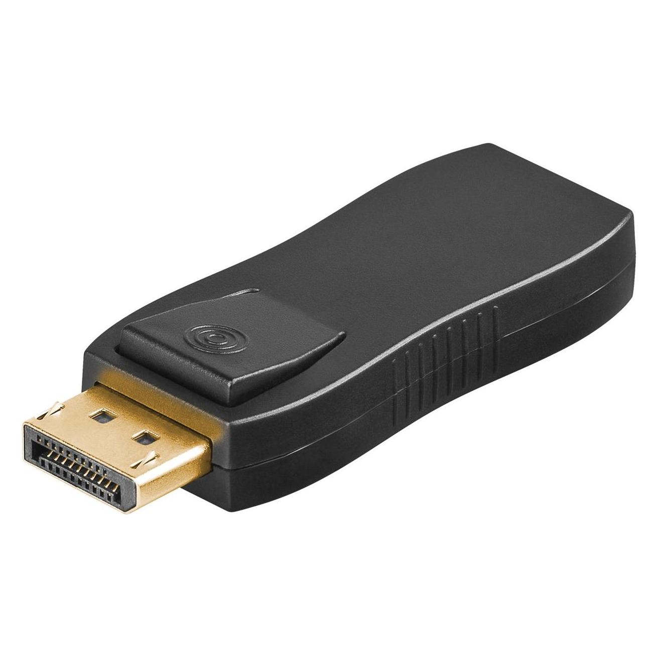 Goobay DisplayPort zu HDMI Adapter 1.1, HDMI Standard-Buchse (Typ A) (61719)