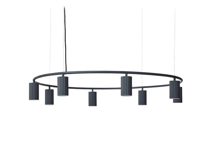 Pholc Donna Circle 100 Pendelleuchte Black ink