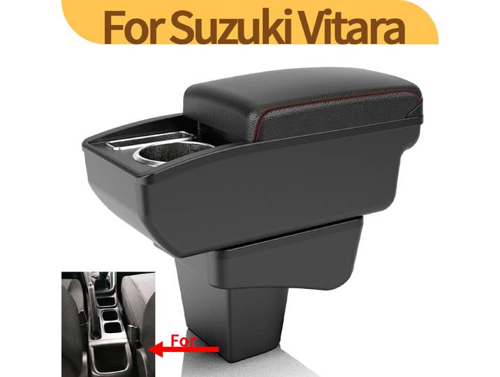Pièces de rechange pour accoudoir de voiture Suzuki Vitara, boîte de rangement centrale pour accoudoir, accessoires intérieurs pour voiture, facile à installer