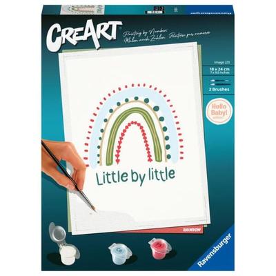 Ravensburger CreArt - Malen nach Zahlen 23653 - Hello Baby: Regenbogen - ab 12 Jahren
