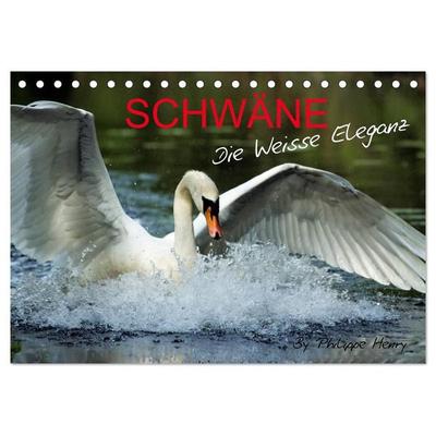 SCHWÄNE. (Tischkalender 2027 DIN A5 quer), CALVENDO Monatskalender