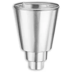 Wasserfangkasten Grömo konisch rund, Zink, verschiedene Größen (Ausführung: Ø 80mm)