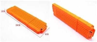 Uplift Picks Foam Refill Darts Bullets Compatible With Nerf N Strike Elite Blasters 18 Pcs Bullet Clip