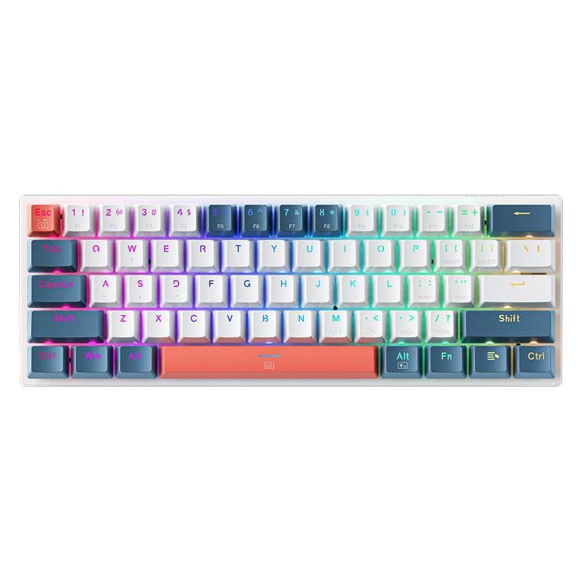 Machenike K500-B61 Wired Mechanical Gaming Keyboard with Backlight, Red Switch - White and Blue (Ohne Tastaturlayout, Kabelgebunden) (6975971290313)