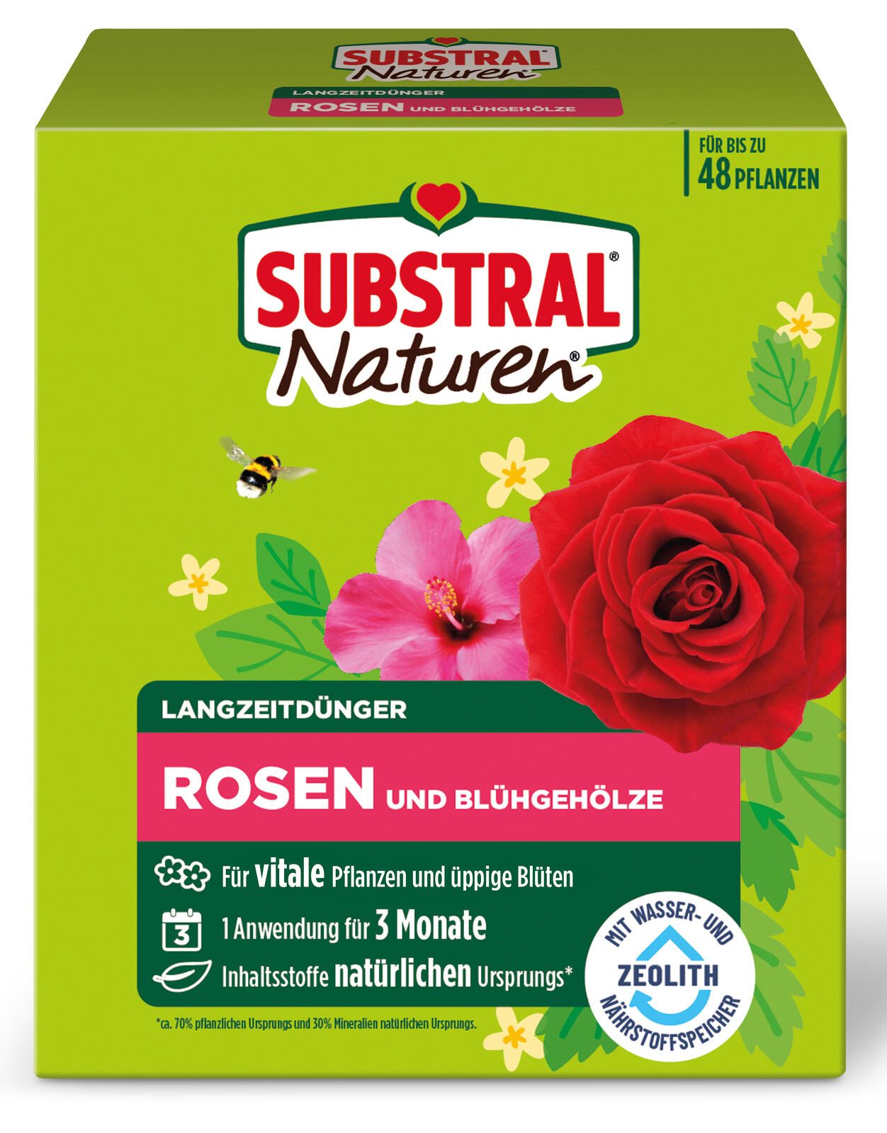 SUBSTRAL® Naturen® Langzeitdünger Rosen und Blühgehölz 1,2 kg 84050