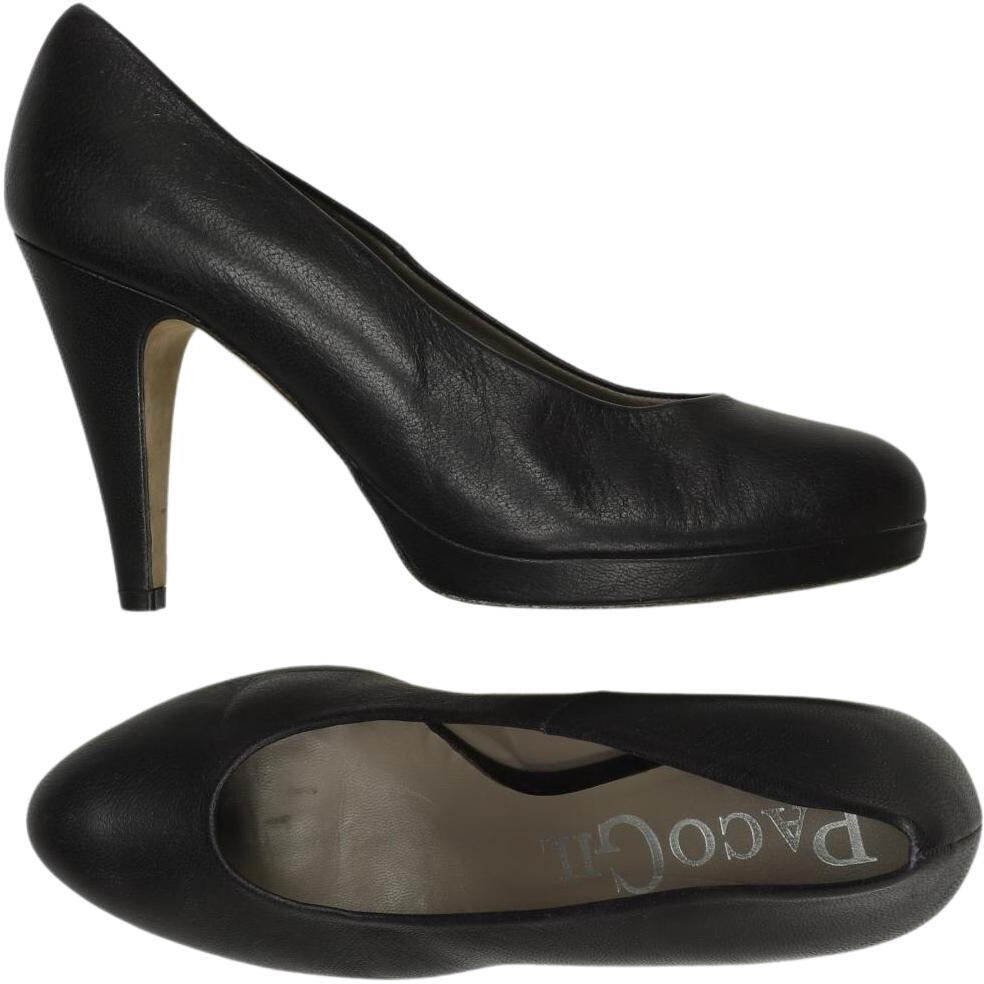 Paco Gil Damen Pumps, Schwarz, Gr. EU 40, Leder - Second Hand