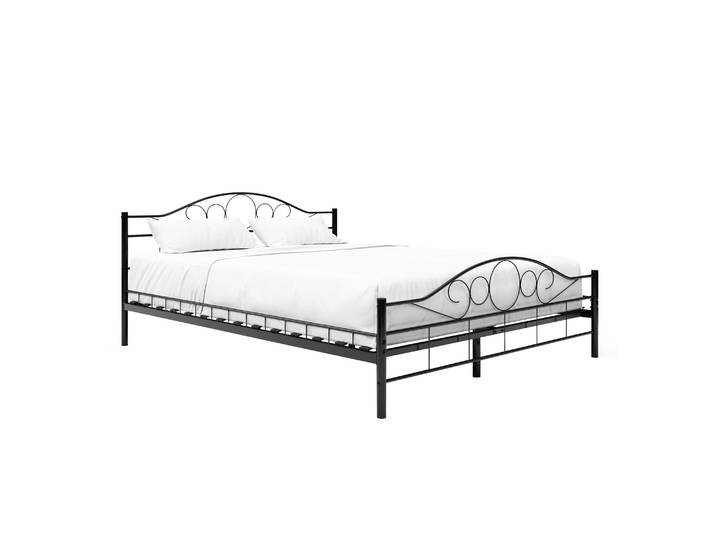 Metallbett AURELIE 160 x 200 cm schwarz