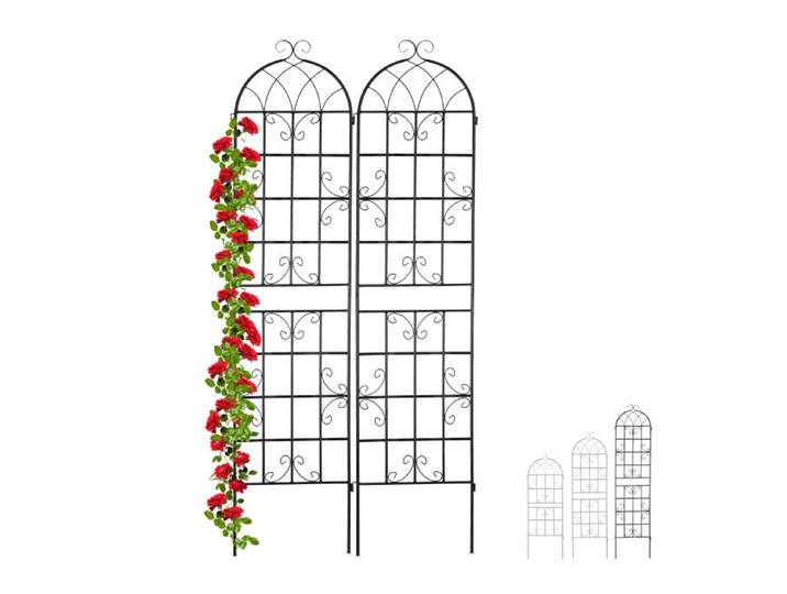Relaxdays 4xTreillis de jardin vintage de 220 cm